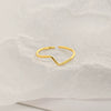 Adjustable Sterling Silver Lightning Ring Retro Minimalist Electroplated Open Band Jewelry For Women And Unisex Wear
