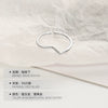 Adjustable Sterling Silver Lightning Ring Retro Minimalist Electroplated Open Band Jewelry For Women And Unisex Wear