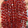 Agate Jewelry Accessories Sixpointed Star Diamond Cut Round Cake Beads For Bracelet And Necklace
