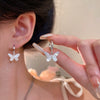 Allmatch Alloy Butterfly Insect Style Electroplating Women's Earrings