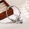Allmatch Diamondencrusted Fashion Alloy Bracelet With Bee And Heart Patterns For Women