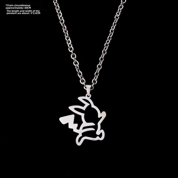 Allmatch Dollar Symbol Pendant Couple Necklace For Students Alloy Material With Electroplating Featuring Animal And Zodiac Patterns