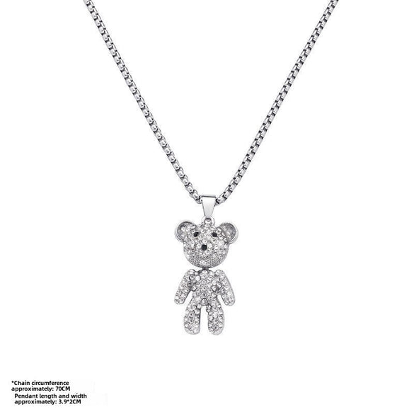 Allmatch Dollar Symbol Pendant Couple Necklace For Students Alloy Material With Electroplating Featuring Animal And Zodiac Patterns