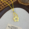 Allmatch Flower Wax Rope Alloy Necklace With Baking Paint And Geometric Style For Women