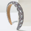 Allmatch Hair Hoop Alloy Handmade Rice Bead Sequins Geometric For Women