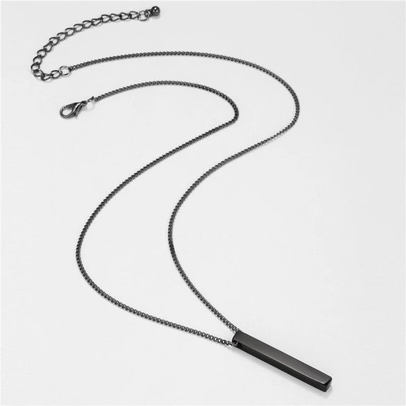 Allmatch Hip Hop Geometric Alloy Necklace With Electroplating Treatment Box Chain Style