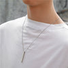 Allmatch Hip Hop Geometric Alloy Necklace With Electroplating Treatment Box Chain Style
