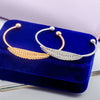 Allmatch Leaf Alloy Bracelet With Electroplating Natural Style