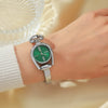Allmatch Purple Aurora Dial Square Bracelet Watch For Students Alloy Material Fashion Style