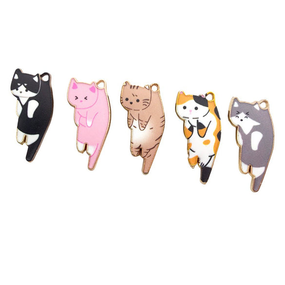 Alloy Accessories With Dripping Oil Design And Cat Animal Style