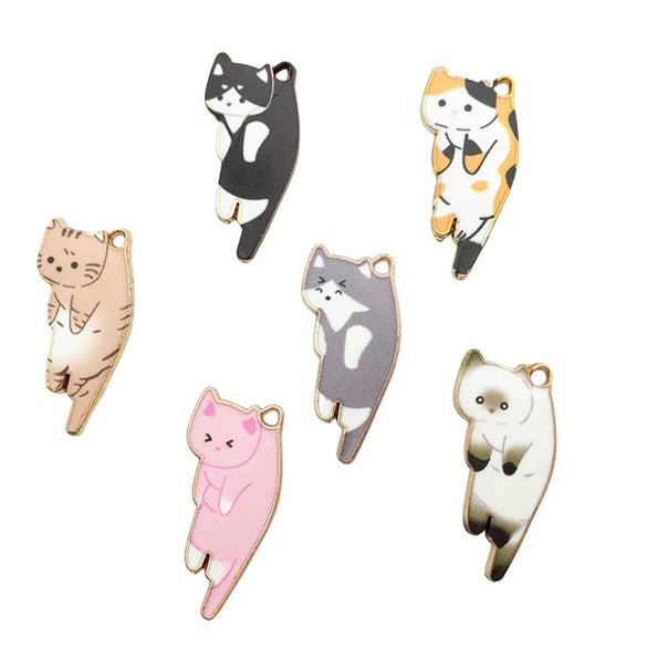 Alloy Accessories With Dripping Oil Design And Cat Animal Style
