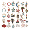 Alloy Accessories With Oil Drop And Totem Cartoon Style Pendant For Earrings Necklace Bracelet Key Chain