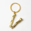 Alloy Alphabet Letter Keychain Pendant Creative Fashion Key Ring And Bag Charm Accessory Gift