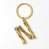 Alloy Alphabet Letter Keychain Pendant Creative Fashion Key Ring And Bag Charm Accessory Gift