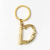 Alloy Alphabet Letter Keychain Pendant Creative Fashion Key Ring And Bag Charm Accessory Gift