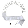 Alloy And Cloth Birthday Crown Hairband And Shoulder Belt Semimanual Semimechanical Process