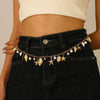 Alloy And Imitation Pearl Shell Chain With Sea Life Pendant Necklace And Bracelet Electroplated Ocean Style For Women
