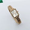 Alloy And Stainless Steel Square Casual Women's Bracelet Watch
