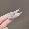 Alloy Angel Wings Feather Brooch Electroplated For Women And Men