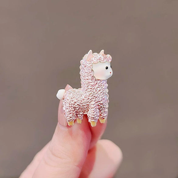 Alloy Animal Alpaca Brooch Electroplated Women's Fashion Suit Sweater Accessories
