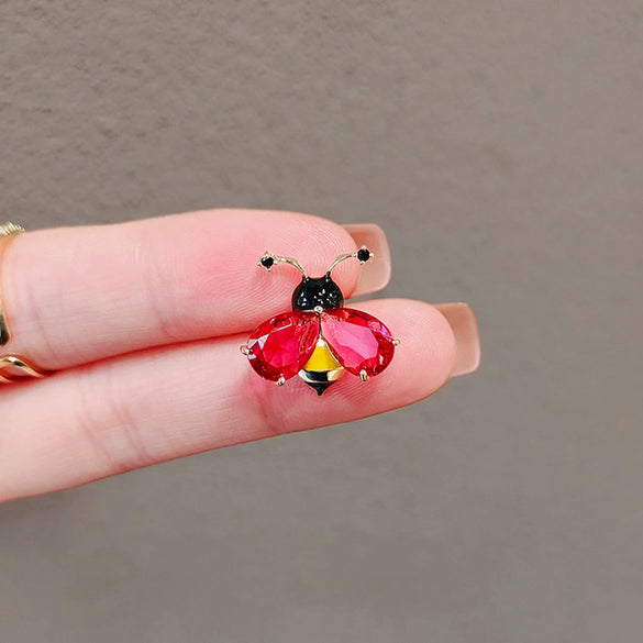 Alloy Animal Bee Brooch Electroplating Women's Highend Niche Design Suit Pin Accessories