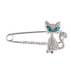 Alloy Animal Cartoon Brooch With Electroplating Multifunctional Unisex Clothing Accessory