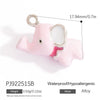 Alloy Animal Elephant Dolphin Pendant Jewelry Accessories Handmade With Electroplating Small Fresh And Cute Style