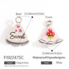 Alloy Animal Elephant Dolphin Pendant Jewelry Accessories Handmade With Electroplating Small Fresh And Cute Style
