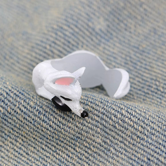 Alloy Animal Fox Ring With Electroplating Design
