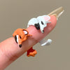 Alloy Animal Fox Ring With Electroplating Design