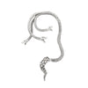 Alloy Animal Geometric Diamond Inlaid Retro Exaggerated Snake Earrings For Women
