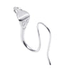 Alloy Animal Geometric Diamond Inlaid Retro Exaggerated Snake Earrings For Women