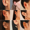 Alloy Animal Geometric Diamond Inlaid Retro Exaggerated Snake Earrings For Women