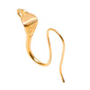 Alloy Animal Geometric Diamond Inlaid Retro Exaggerated Snake Earrings For Women