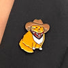 Alloy Animal Geometric Dripping Oil Brooch For Women