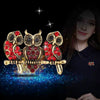 Alloy Animal Owl Fashion Brooch Electroplated For Clothing Accessories Unisex And Men's