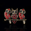 Alloy Animal Owl Fashion Brooch Electroplated For Clothing Accessories Unisex And Men's