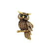 Alloy Animal Owl Fashion Brooch For Women With Electroplating