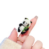 Alloy Animal Panda Brooch Electroplated For Men And Women