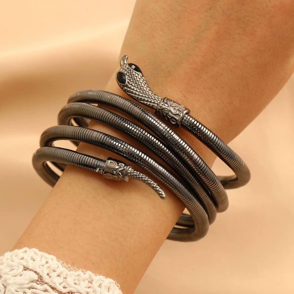 Alloy Animal Personality Snake Bracelet With Electroplating