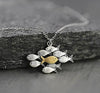 Alloy Animal Small Fish Pendant Necklace With Electroplating And Water Wave Chain For Women