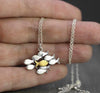 Alloy Animal Small Fish Pendant Necklace With Electroplating And Water Wave Chain For Women