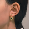 Alloy Animal Snake Women's Diamondencrusted Earrings