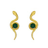 Alloy Animal Snake Women's Diamondencrusted Earrings