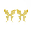 Alloy Animal Style Hollow Butterfly Rose Electroplated Women's Earrings