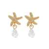 Alloy Animal Style Starfish Women's Earrings Electroplated