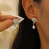 Alloy Animal Style Starfish Women's Earrings Electroplated