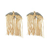 Alloy Animal Tassel Earrings Electroplated For Women