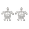 Alloy Animal Tortoise Earrings Electroplated For Women