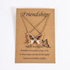 Alloy Animal Zodiac Style Butterfly Pendant Clavicle Chain Necklace With Electroplating